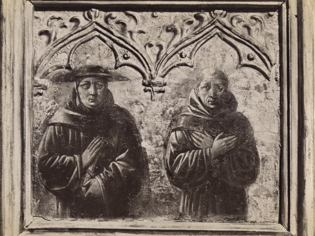 Anonimo — Niccolò di Liberatore (Alunno) - sec. XV - Santi francescani — insieme
